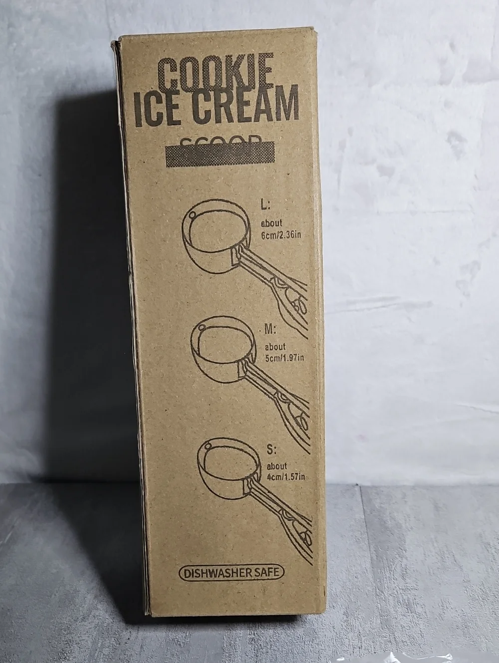 3 Scoops Cookie Ice Cream NIB